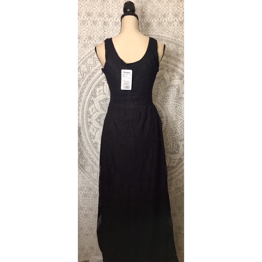 NWT DESIGUAL Alicia Lace Maxi Dress - Picture 6 of 8